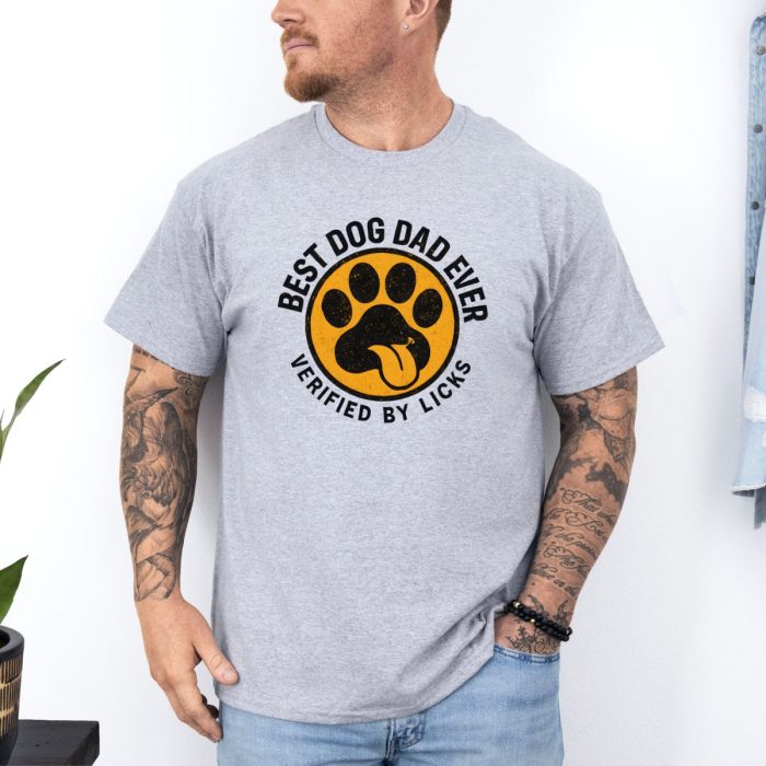 Best Dog Dad Ever Funny Dog T-Shirt
